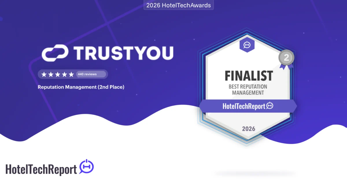 TrustYou Secures Prestigious Global Ranking in 2026 HotelTechAwards: A New Benchmark for Hospitality AI