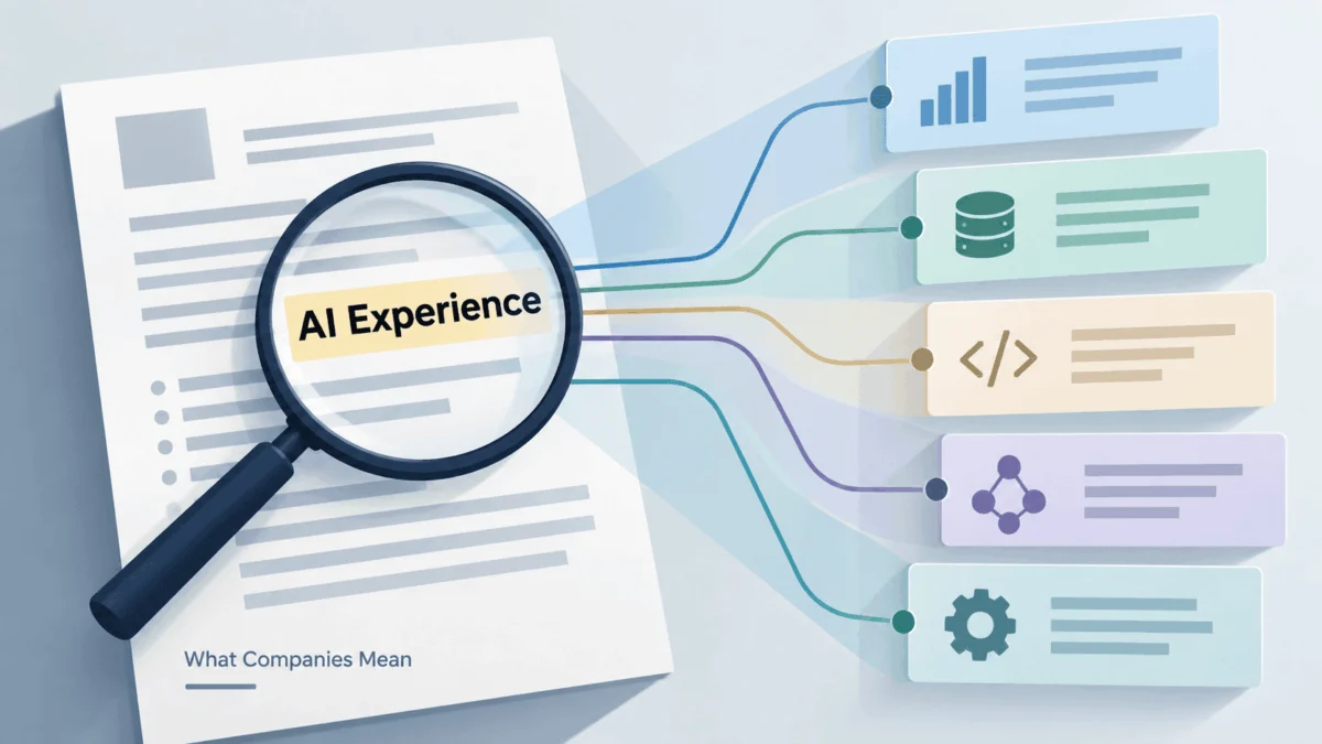 Decoding the "AI Experience" Requirement: A Strategic Guide for Data Professionals